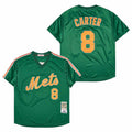 Gary Carter New York Mets Jersey Mitchell & Ness St. Patrick’s Day green