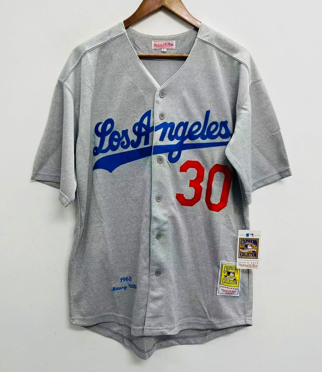 Maury Wills Los Angeles Dodgers Jersey Mitchell & Ness