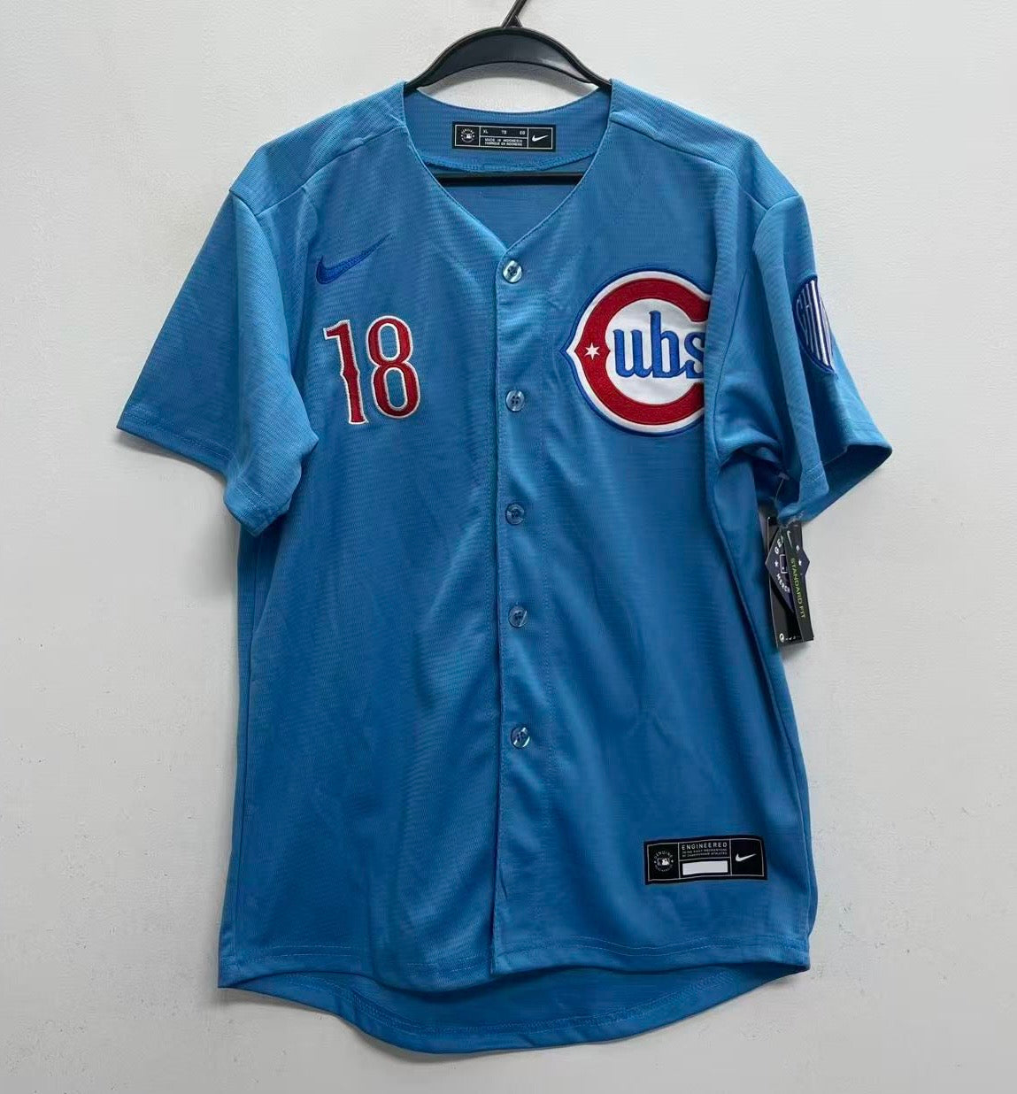 Shota Imanaga YOUTH KIDS Chicago Cubs Official MLB jersey light blue