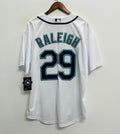 Cal Raleigh Seattle Mariners Official MLB Nike Jersey white