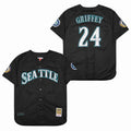Ken Griffey Jr. Seattle Mariners Jersey Mitchell & Ness black