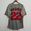 Bill Buckner 1990 Boston Red Sox Official MLB Majestic Jersey Gray