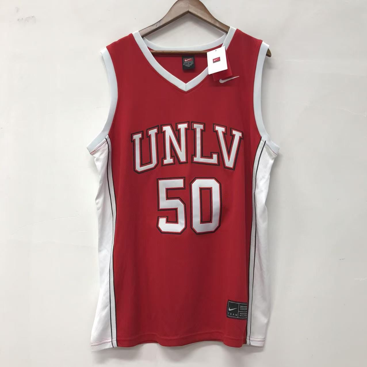 Stacey Augmon UNLV Runnin Rebels Jersey red Nike