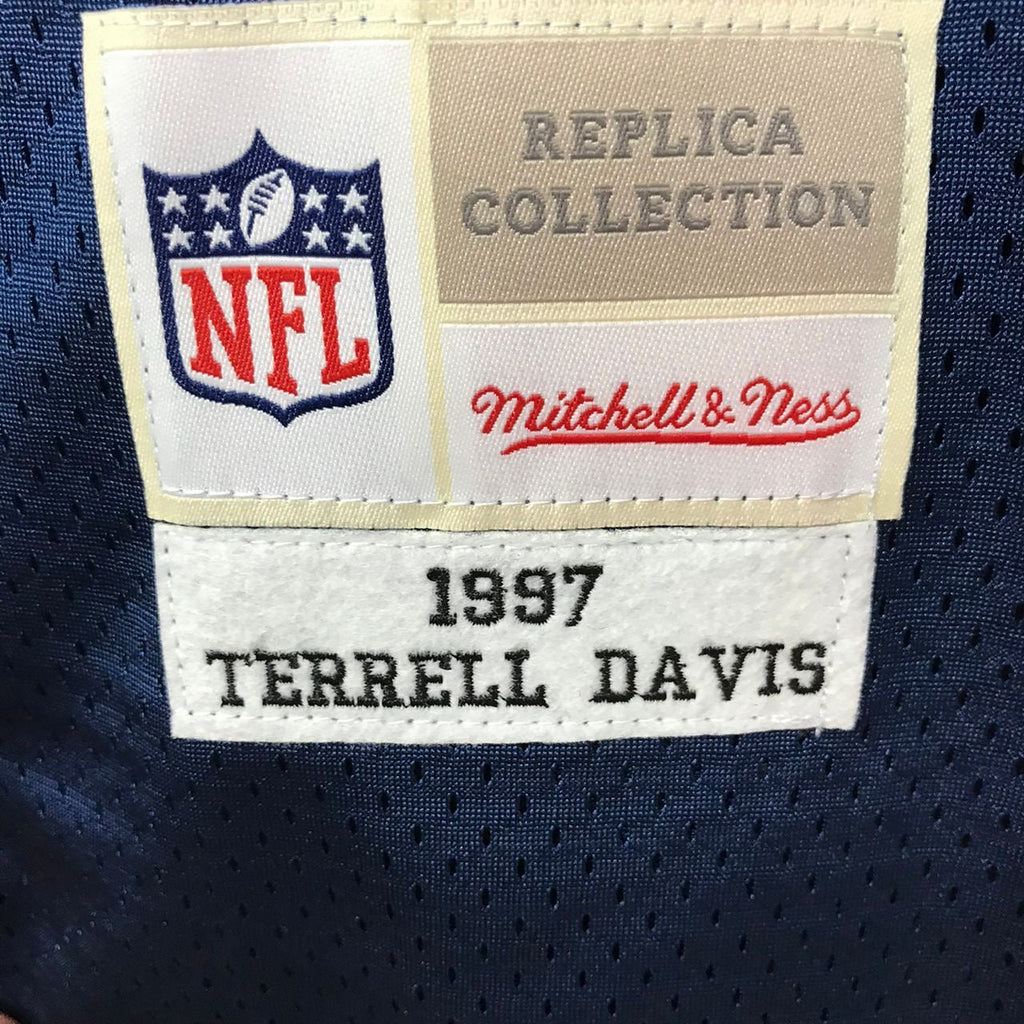 Terrell Davis Mitchell & Ness Denver Broncos Jersey Blue