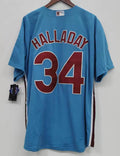Roy Halladay YOUTH KIDS Philadelphia Phillies Official MLB Nike Jersey blue retro