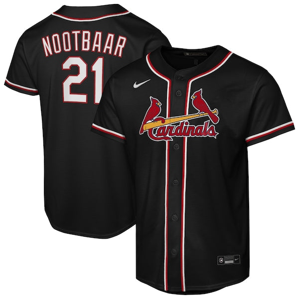 Lars Nootbaar St. Louis Cardinals Official MLB Nike Jersey black