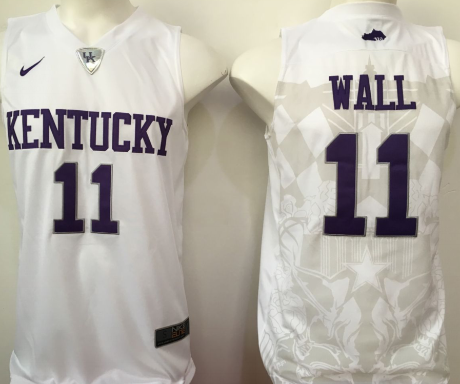 John Wall University of Kentucky Jersey Nike white