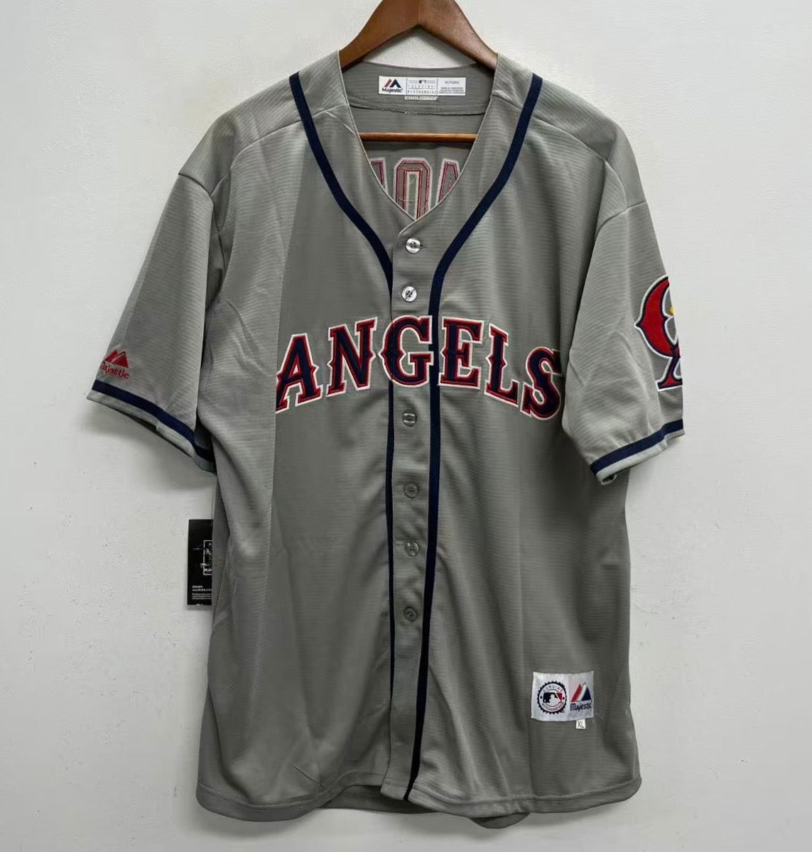 Jim Edmonds Anaheim California Angels Official MLB Majestic Jersey