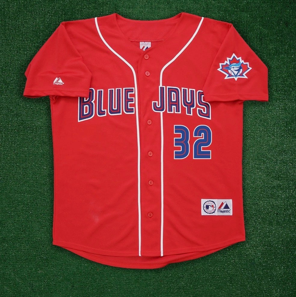 Roy Halladay YOUTH KIDS Toronto Blue Jays Official MLB  Jersey Majestic red