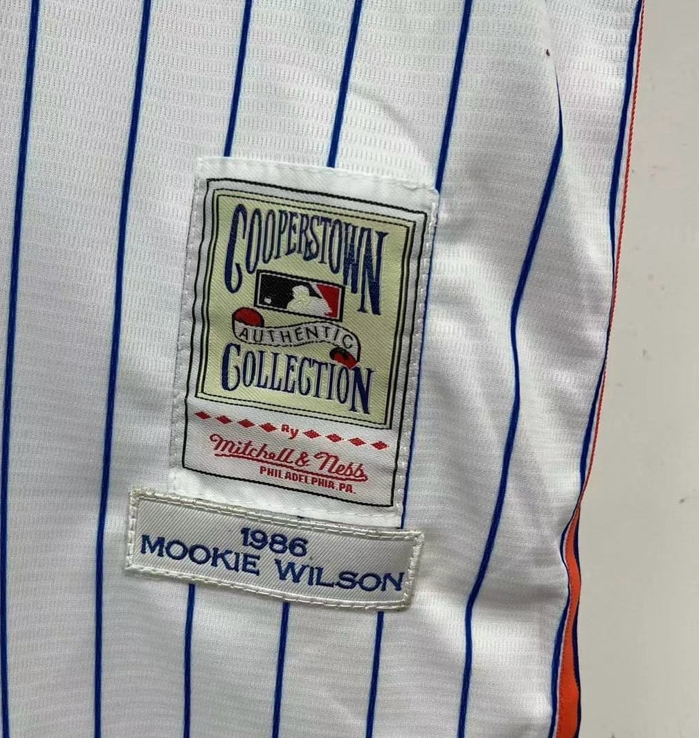 Mookie Wilson 1986 New York Mets Jersey Mitchell & Ness