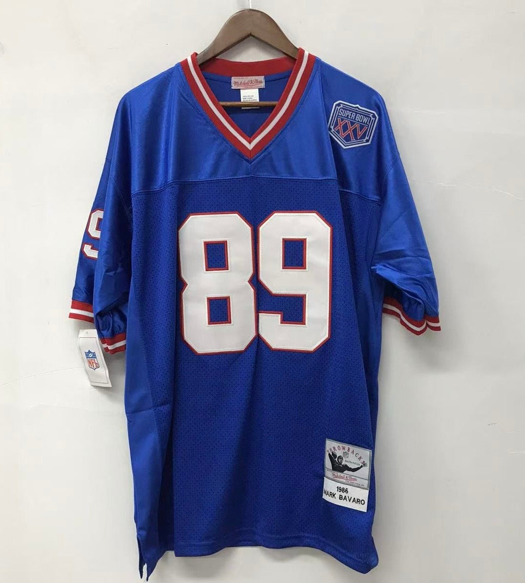 Mark Bavaro New York Giants Official NFL Mitchell & Ness Super Bowl jersey