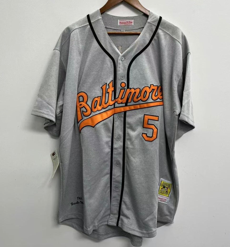 Brooks Robinson Baltimore Orioles Jersey gray Mitchell & Ness