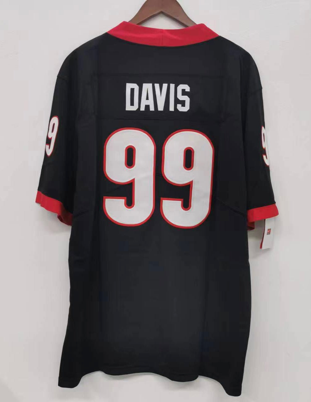 Jordan Davis Georgia Bulldogs Official NCAA Nike Jersey black