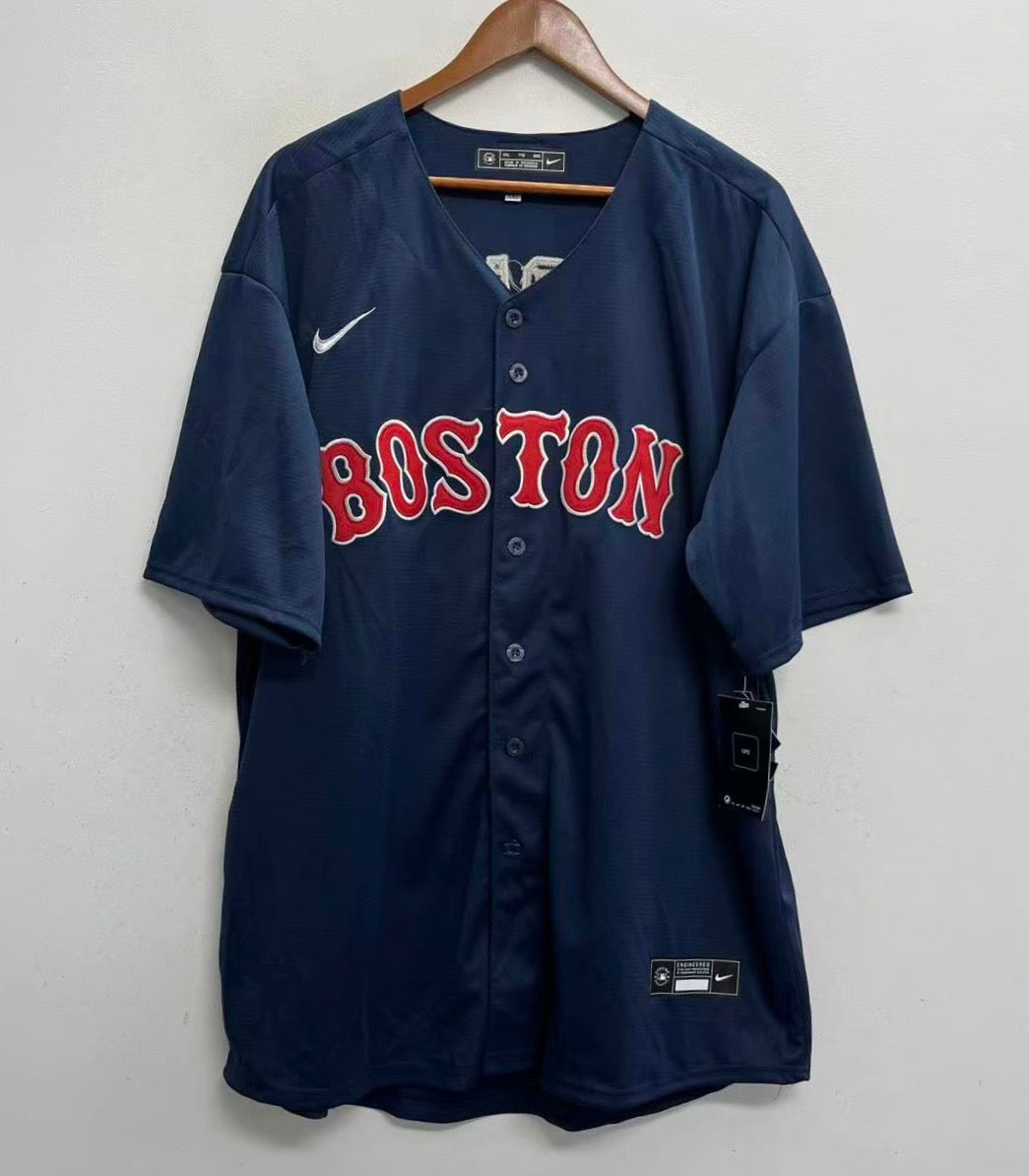 Any Name & Number Customized Boston Red Sox Official MLB Nike Blue jersey