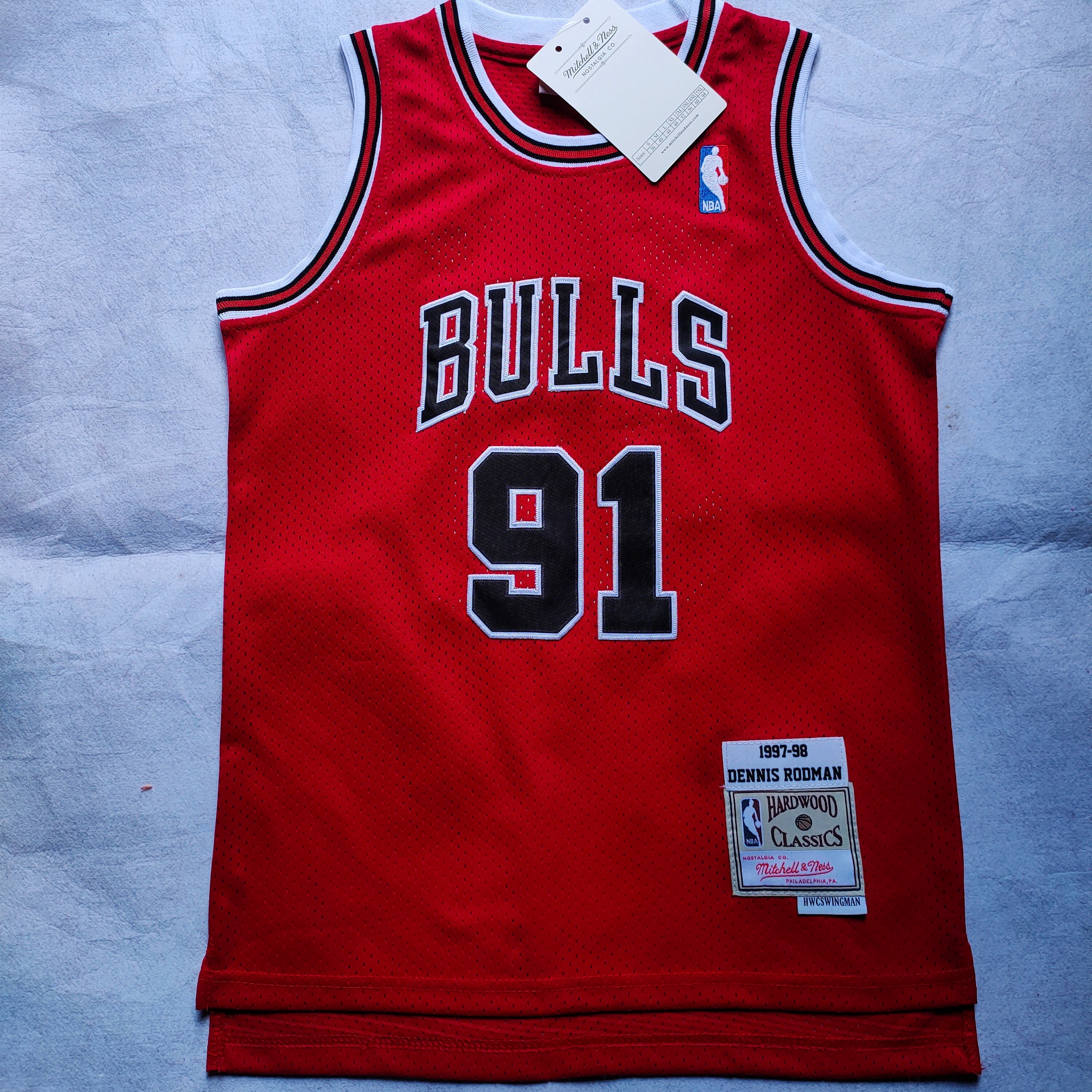 Dennis Rodman YOUTH  KIDS Chicago Bulls Mitchell & Ness Jersey