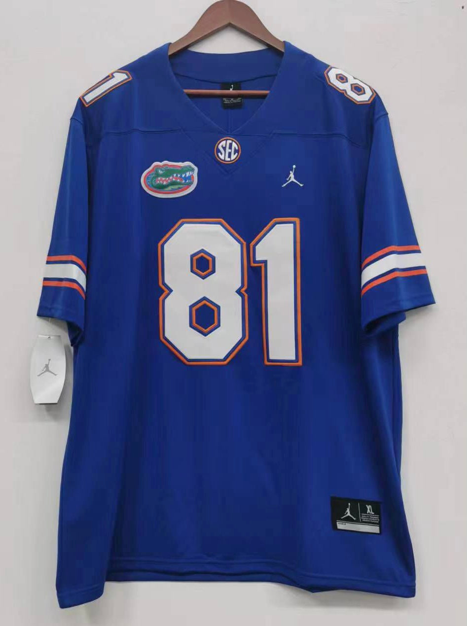 Aaron Hernandez Florida Gators Jordan Brand Jersey blue