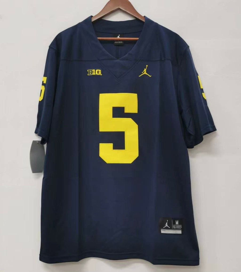 Jabrill Peppers Michigan Wolverines Official NCAA Jersey blue