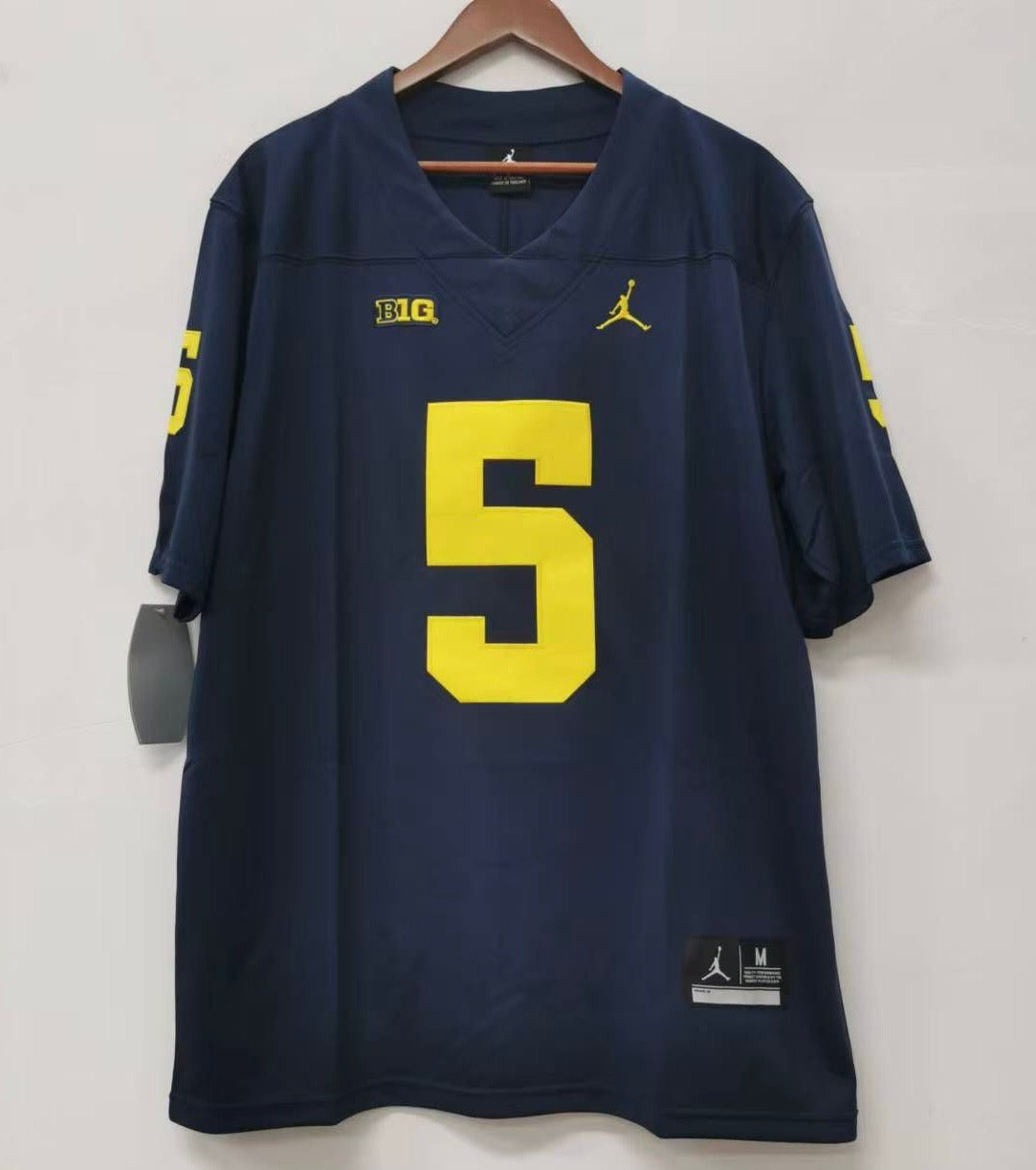 Jabrill Peppers Michigan Wolverines Official NCAA Jersey blue