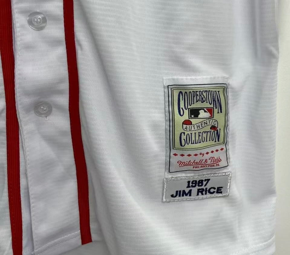 Jim Rice Boston Red Sox Official MLB Mitchell & Ness Jersey