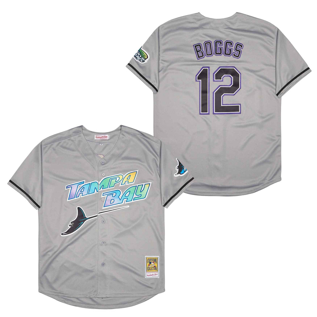 Wade Boggs Tampa Bay Rays Jersey Mitchell & Ness