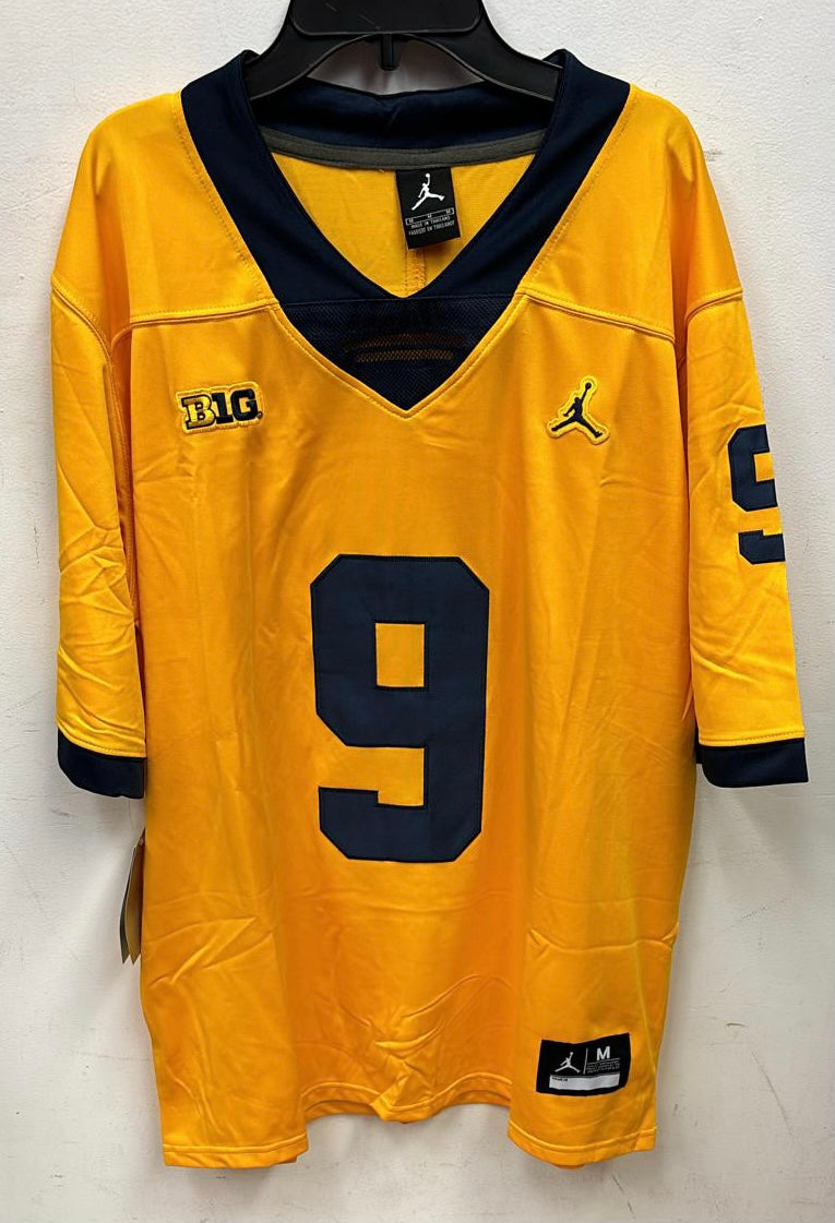 J.J. McCarthy Michigan Wolverines Official NCAA Jersey yellow