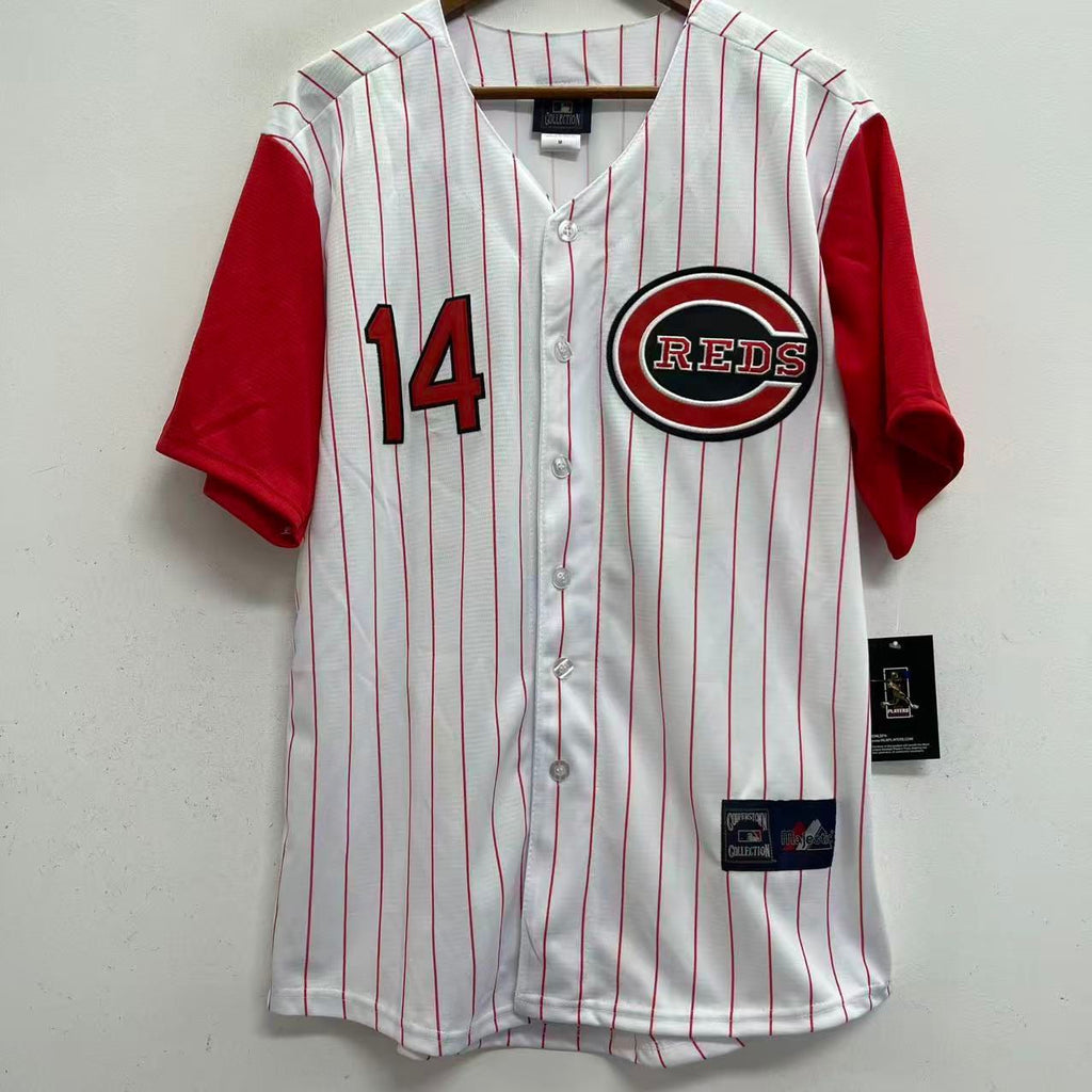 Pete Rose 1960’s Cincinnati Reds Official MLB Majestic Jersey