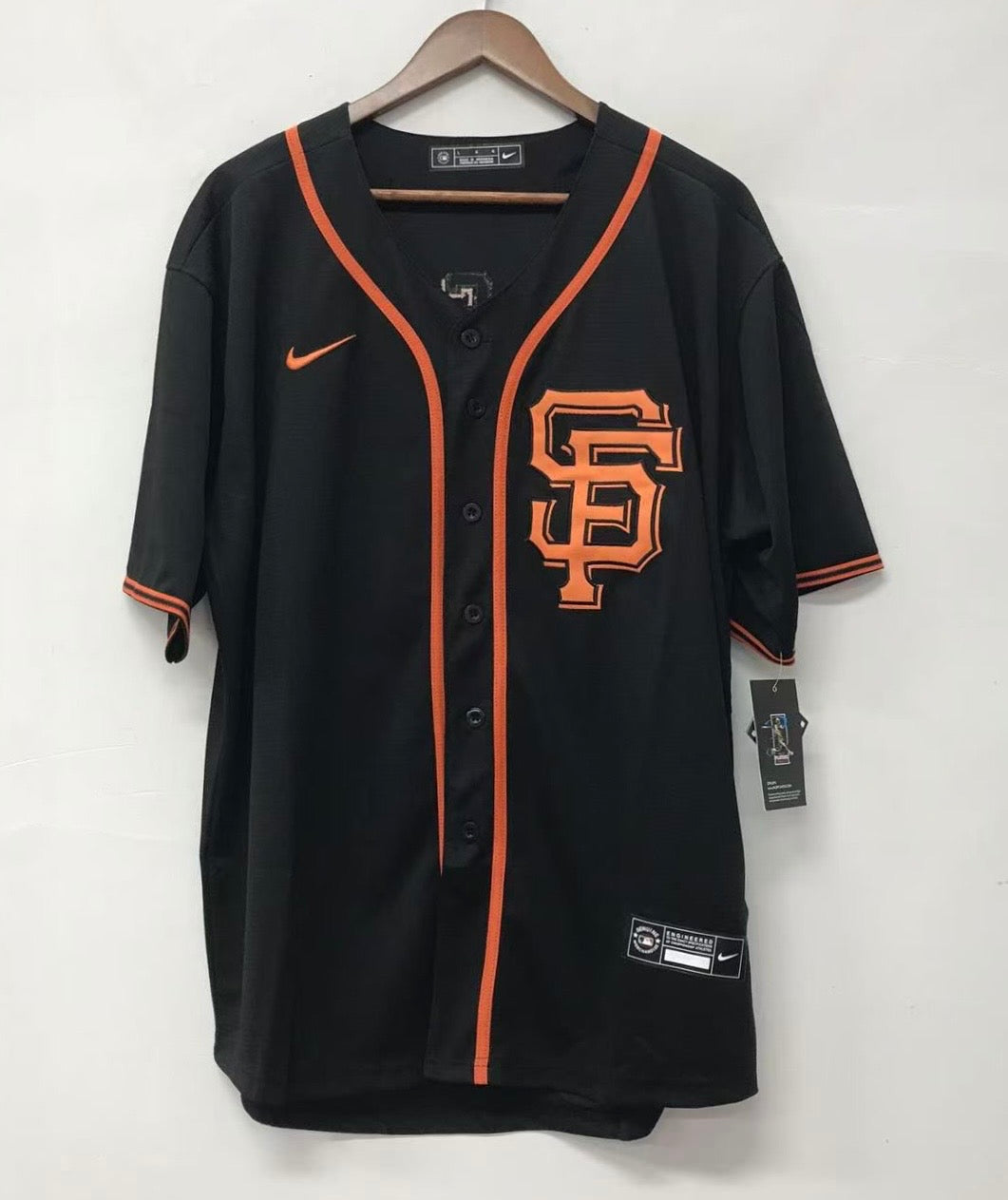 Buster Posey San Francisco Giants Official MLB Nike Jersey black