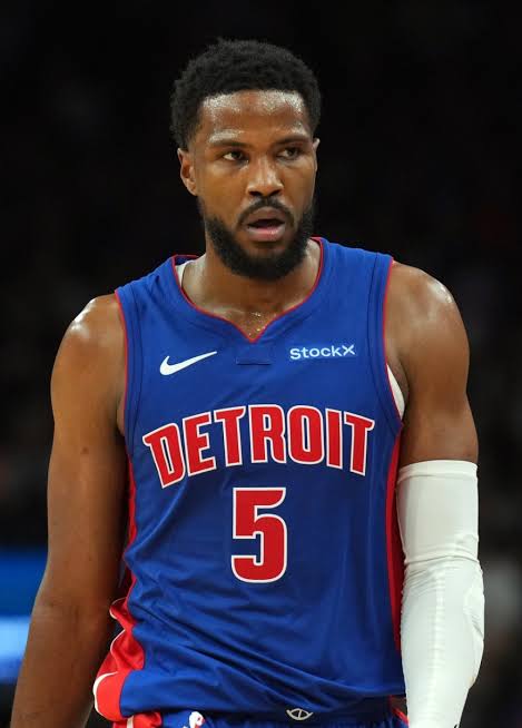 Malik Beasley Detroit Pistons Official NBA Nike Jersey blue