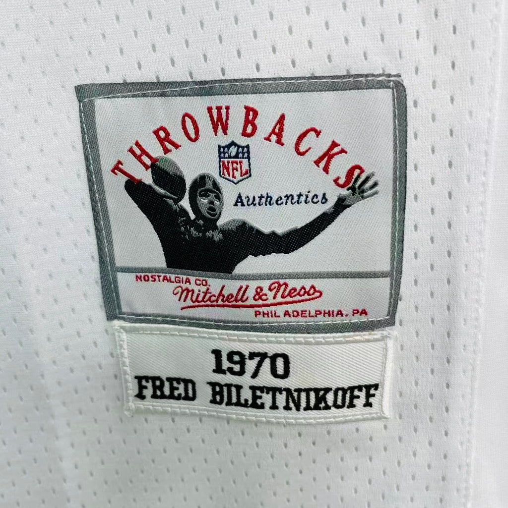 Fred Biletnikoff 1970 Oakland Raiders NFL Mitchell & Ness Jersey