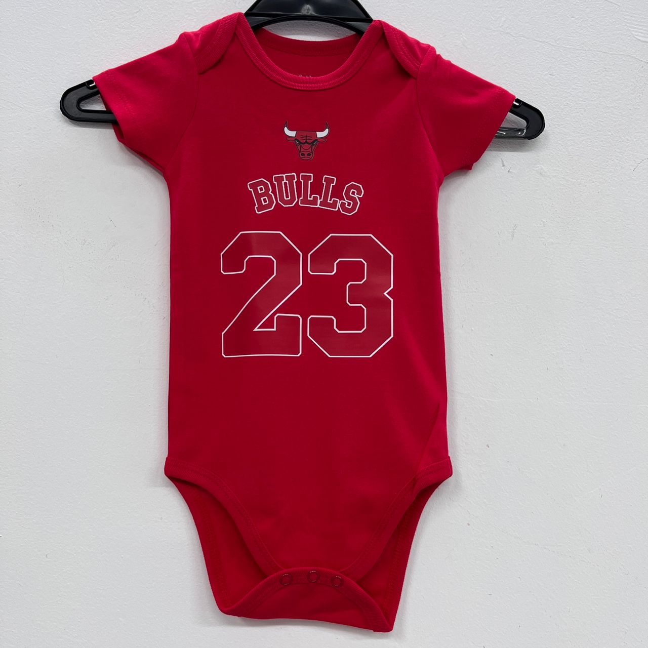 Michael Jordan Chicago Bulls baby onesie creeper snap suit b/t blue