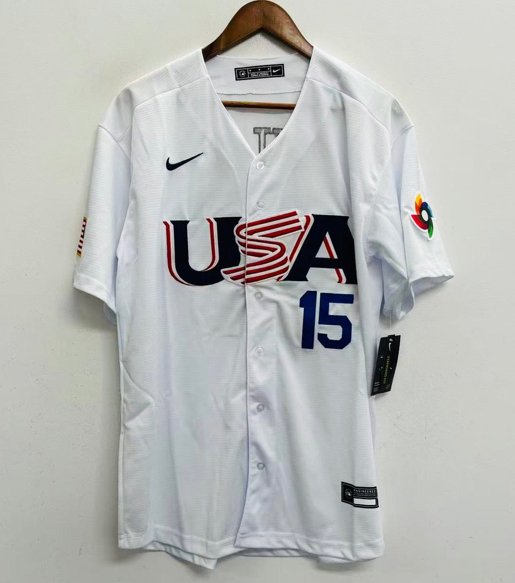 Bobby Witt Jr.  Team USA Baseball Jersey Nike white