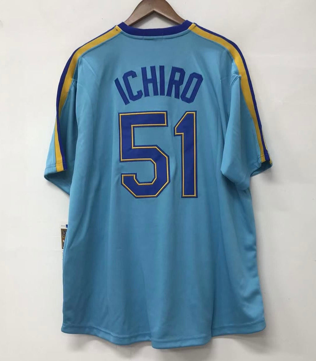 Ichiro Suzuki Seattle Mariners Jersey Mitchell & Ness pullover