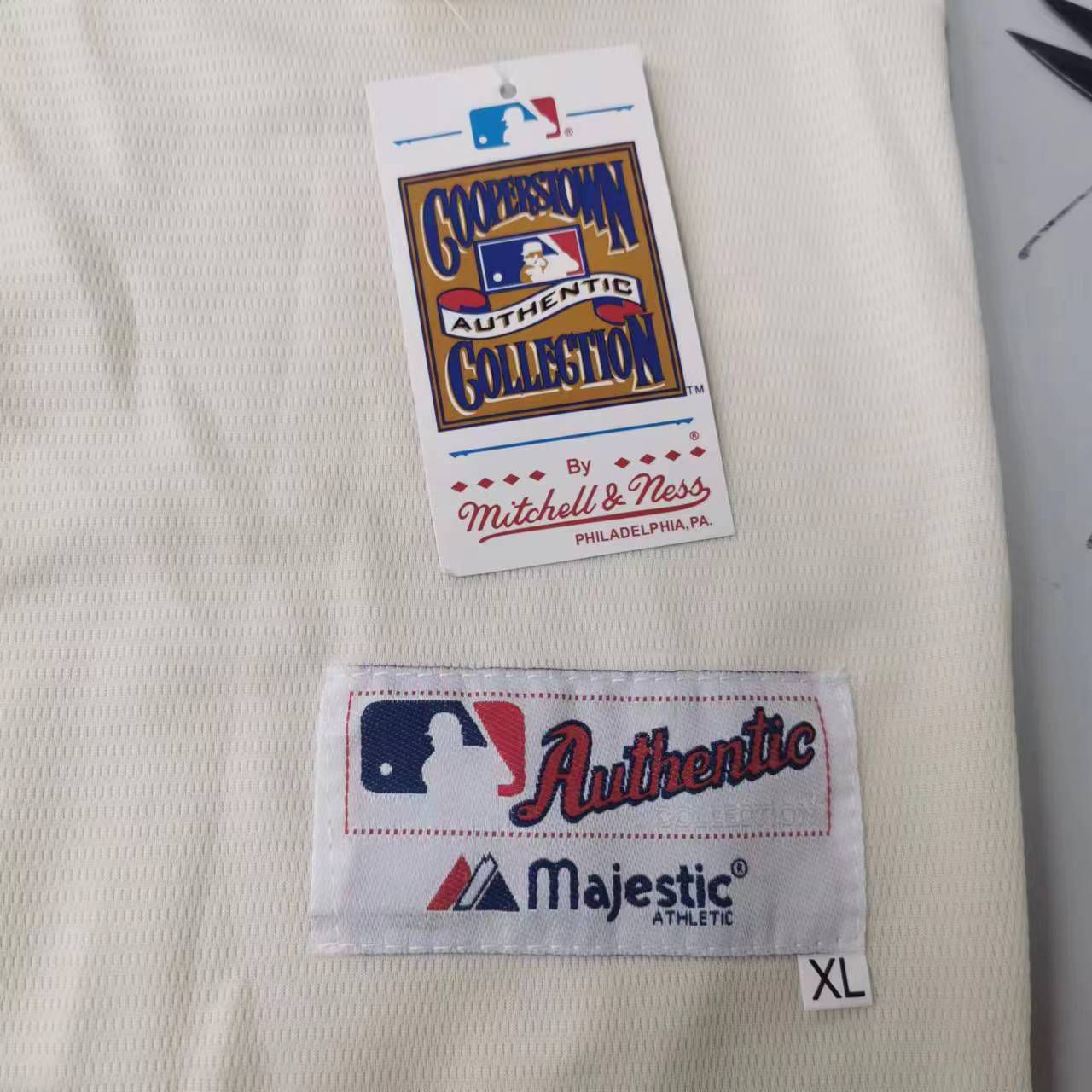 Shane Victorino Philadelphia Phillies 2008 World Series jersey cream color