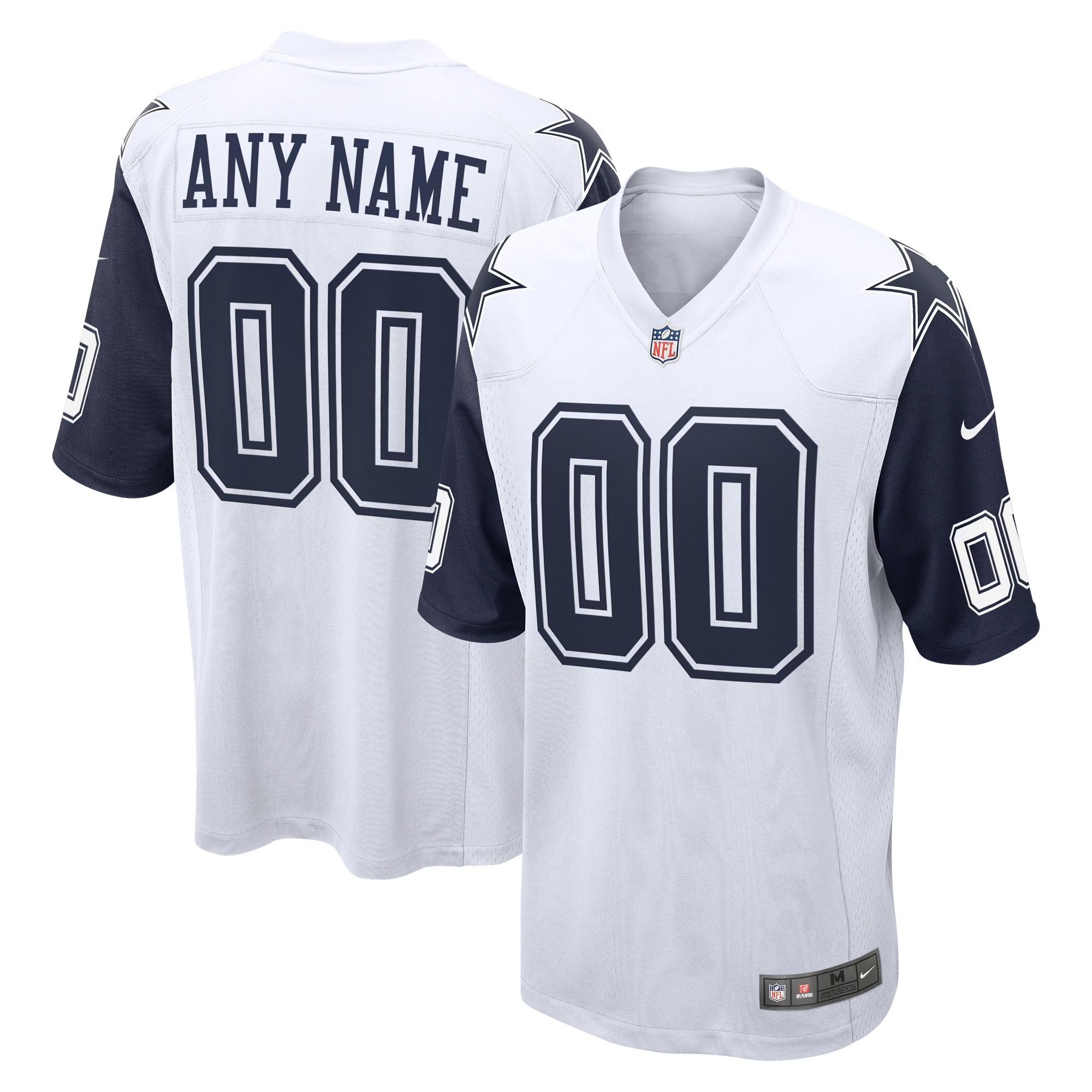 Any name & Number customized Dallas Cowboys Official NFL Nike Jersey