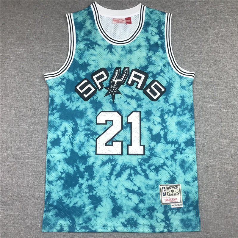 Tim Duncan San Antonio Spurs Jersey blue Mitchell & Ness