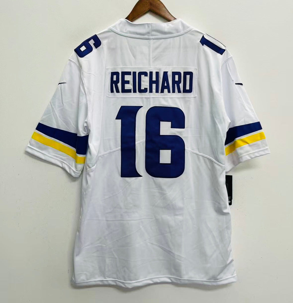 Any name & Number customized Minnesota Vikings Official NFL Nike jersey White
