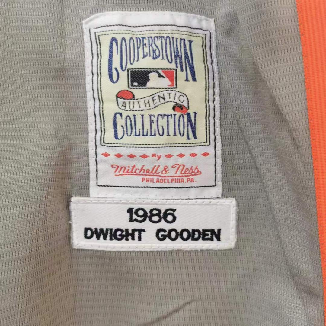 Dwight Doc Gooden New York Mets Jersey Mitchell & Ness gray