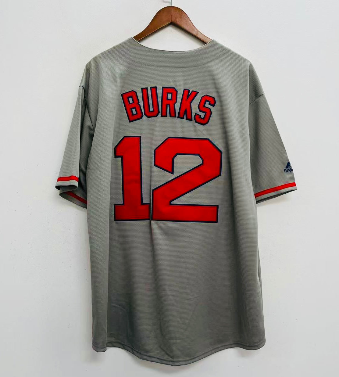 Ellis Burks Boston Red Sox Official MLB Majestic Jersey