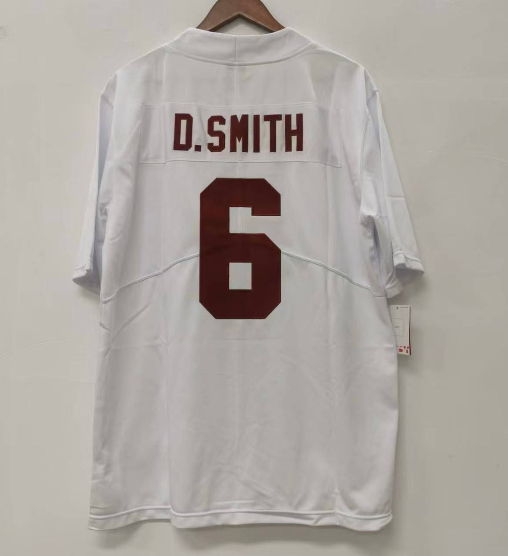 DeVonta Smith Alabama Crimson Tide Official NCAA Nike Jersey white