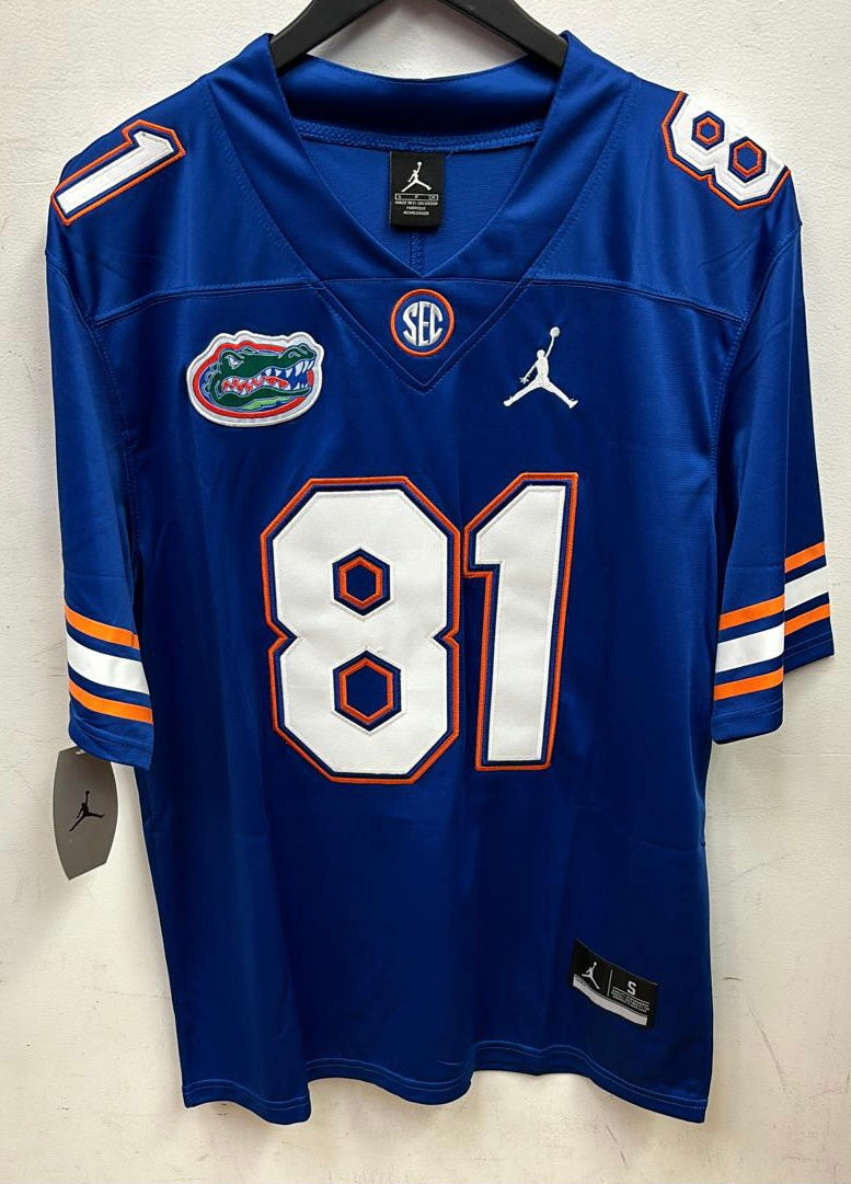 Aaron Hernandez Florida Gators Jordan Brand Jersey blue
