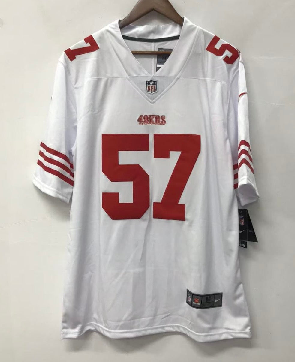 Dre Greenlaw San Francisco 49ers Nike NFL Jersey white