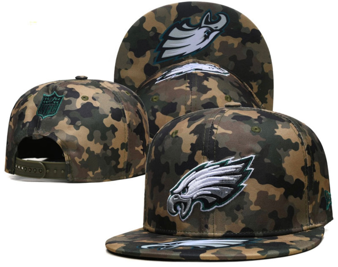 Philadelphia Eagles Official NFL New Era Hat adjustable camouflage