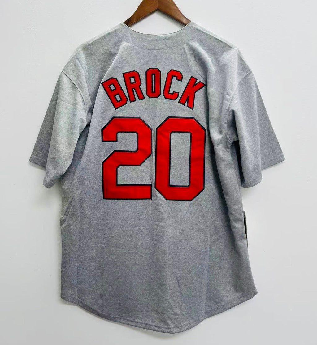 Lou Brock St. Louis Cardinals Official MLB Jersey Mitchell & Ness