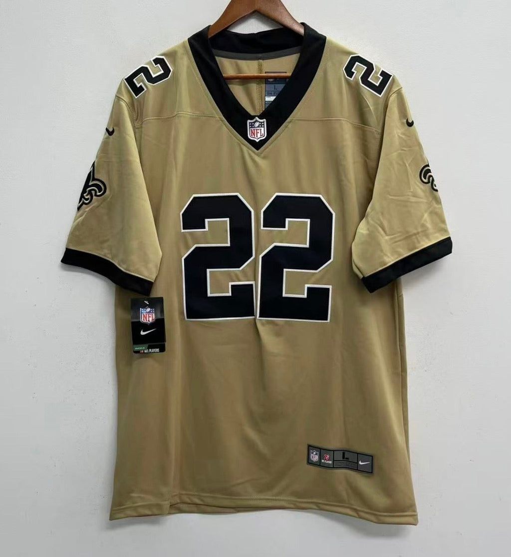 Any Name and number customized New Orleans Saints NFL Nike Jersey gold