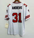 William Andrews 1981 Atlanta Falcons NFL Mitchell  & Ness Jersey white