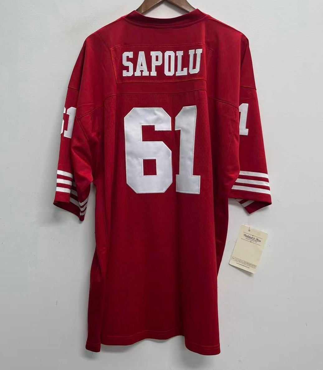 Jesse Sapolu San Francisco 49ers Official NFL Mitchell & Ness Jersey