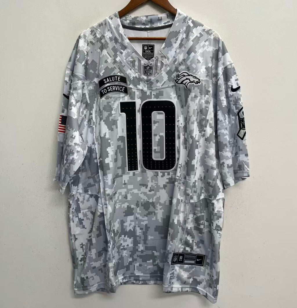Bo Nix Denver Broncos 2024 Nike NFL Salute to Service Jersey