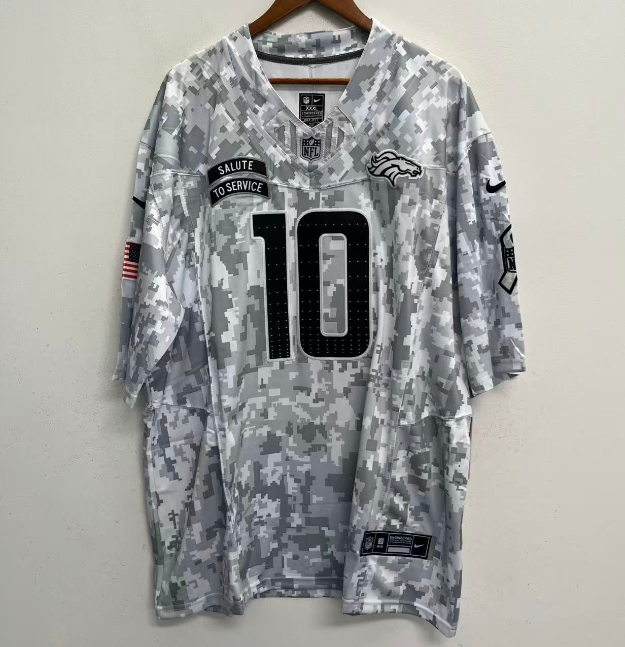 Bo Nix Denver Broncos 2024 Nike NFL Salute to Service Jersey