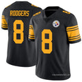 Aaron Rodgers Pittsburgh Steelers Official NFL Nike color rush Jersey