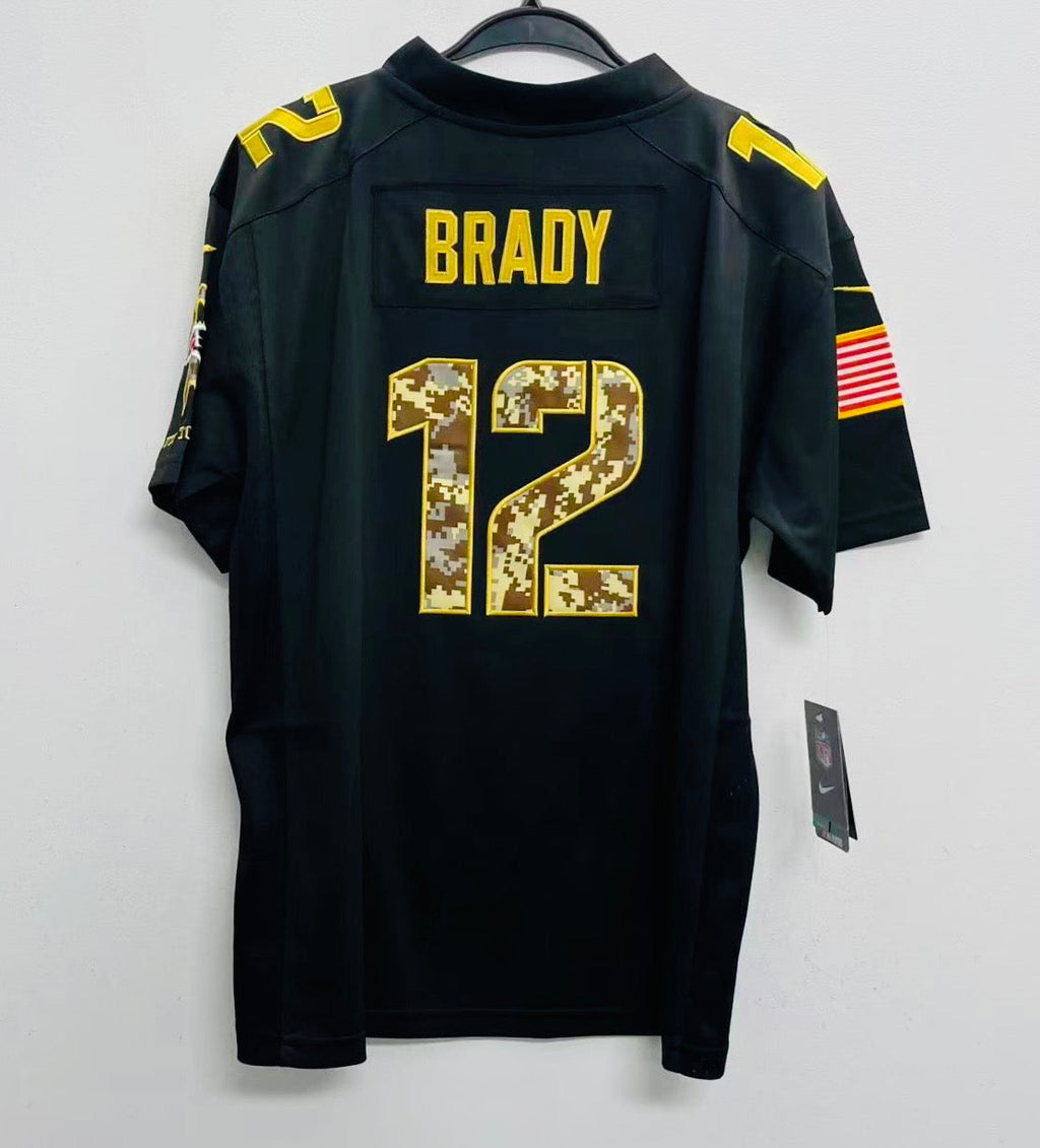 Tom Brady New England Patriots YOUTH KIDS Official Nike Salute To Service Jersey